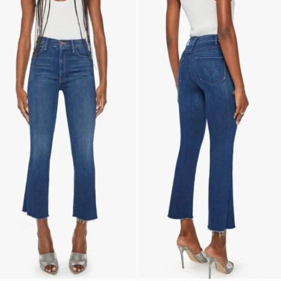 Mother The Hustler Ankle Fray Jeans in Home Movies Sz 25 - Picture 2 of 10